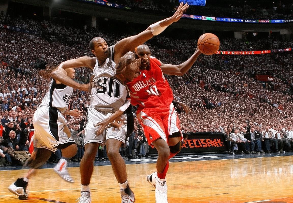 2004年NBA火箭马刺经典对决：篮球哲学巅峰对决回顾